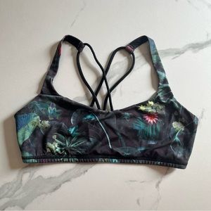 Lululemon Free to Be Sports Bra Wild Light Support Floral Print Size 4? Athletic